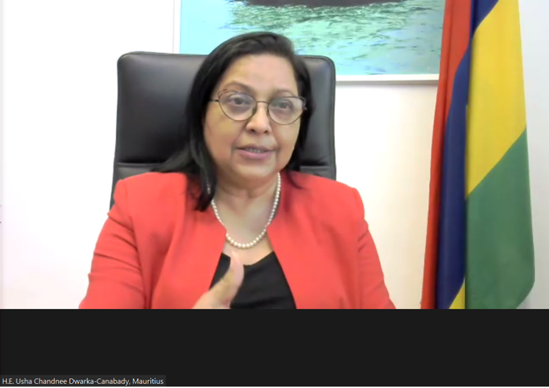 H.E. Mrs. Usha Chandnee Dwarka-Canabady