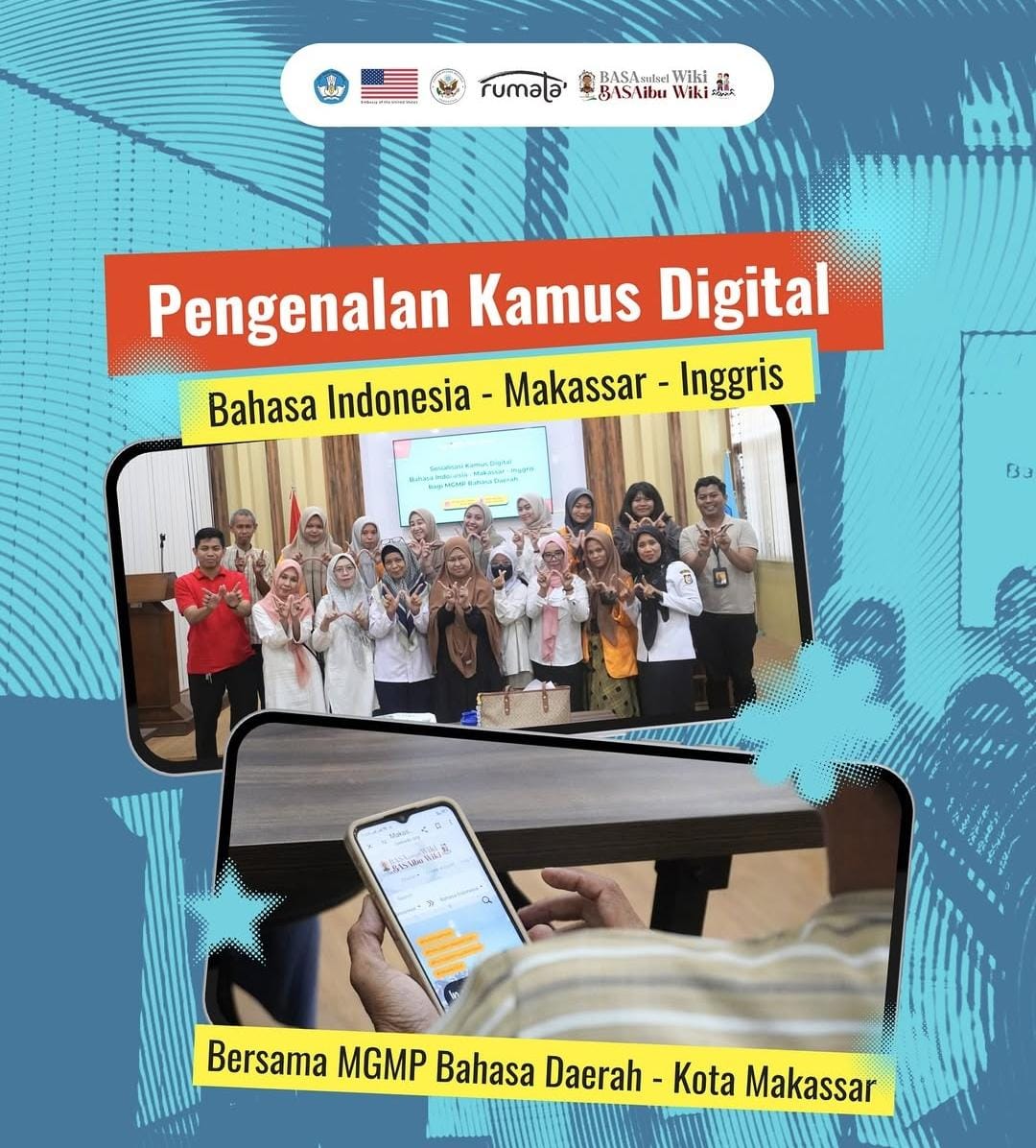BASAsulsel online dictionary road show in partnership with local teachers association
