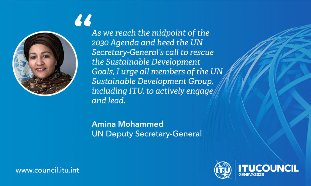 Amina Mohammed, UN Deputy Secretary-General