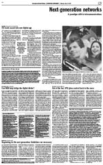 24 May 2007, International Herald Tribune supplement - Next generation networks