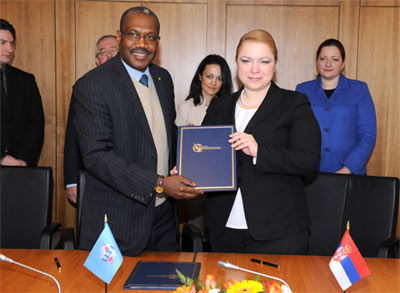 H.E. Mr. Blaise Compaoré, President of Burkina Faso and Dr Hamadoun I. Touré, ITU Secretary-General